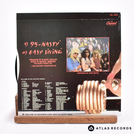 W.A.S.P. - 95-Nasty - 7" Vinyl Record - EX/EX