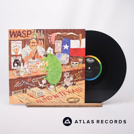 W.A.S.P. Blind In Texas 12" Vinyl Record - Front Cover & Record