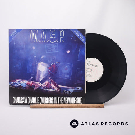 W.A.S.P. Chainsaw Charlie 12" Vinyl Record - Front Cover & Record