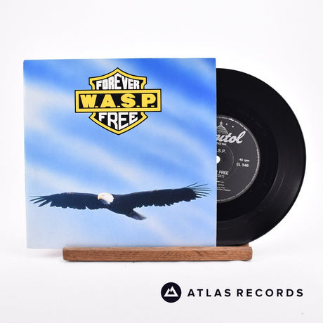 W.A.S.P. Forever Free 7" Vinyl Record - Front Cover & Record