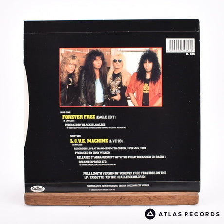 W.A.S.P. - Forever Free - 7" Vinyl Record - EX/EX