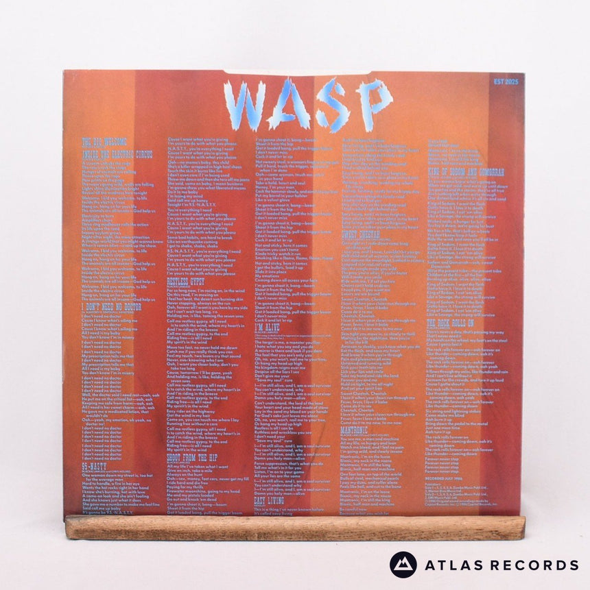 W.A.S.P. - Inside The Electric Circus - LP Vinyl Record - EX/EX