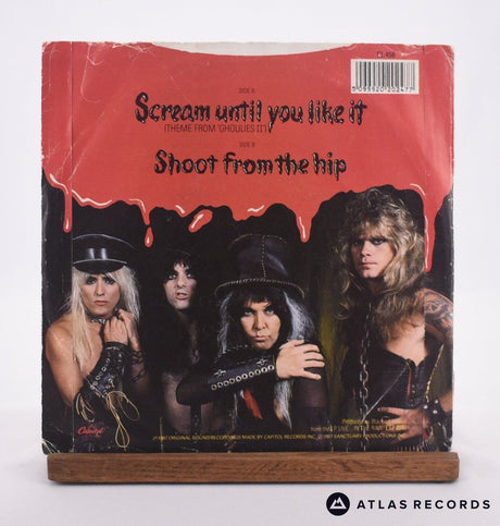 W.A.S.P. - Scream Until You Like It - 7" Vinyl Record - VG/VG+