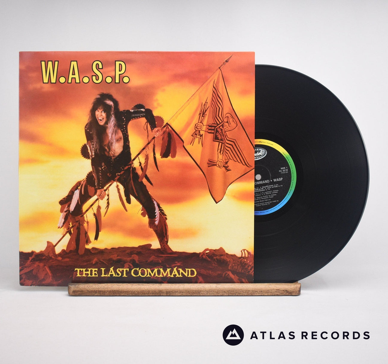 W.A.S.P. The Last Command LP Vinyl Record - Front Cover & Record