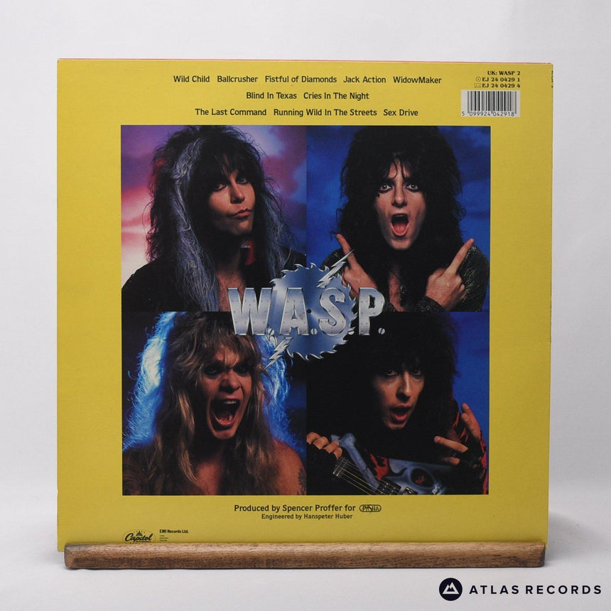 W.A.S.P. - The Last Command - A-1 B-2 LP Vinyl Record - EX/EX