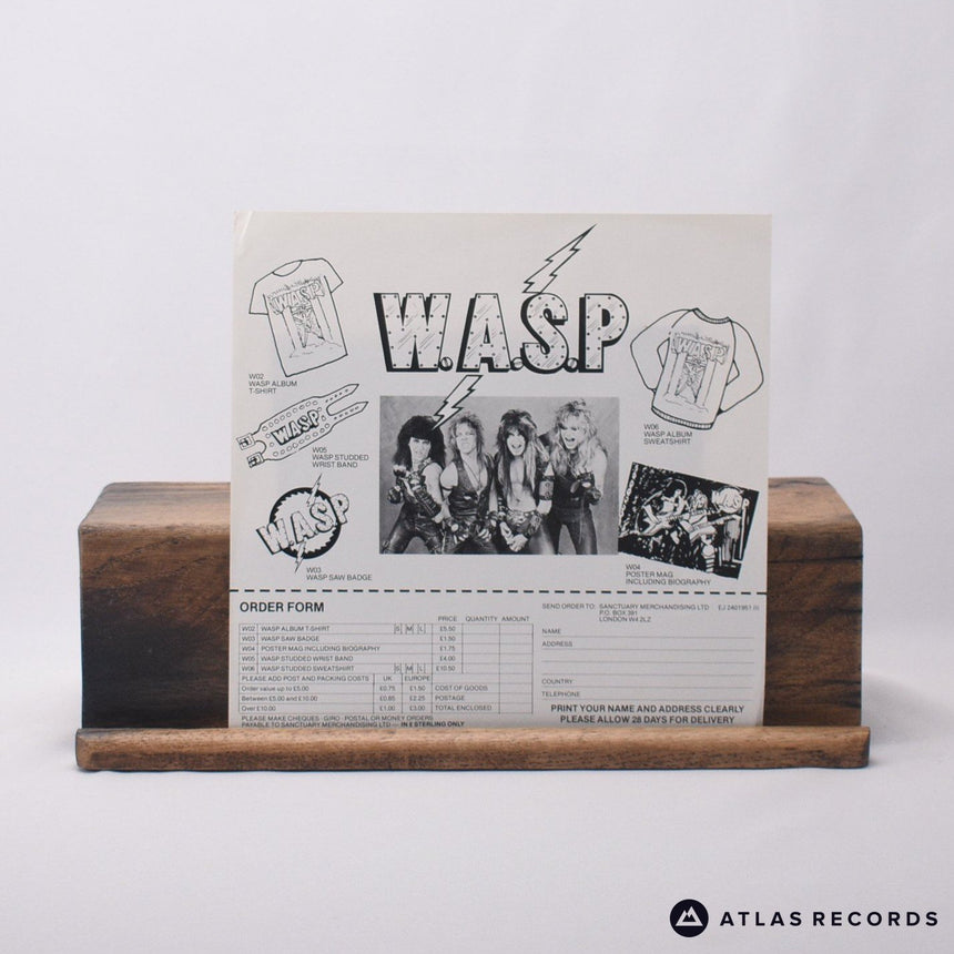 W.A.S.P. - W.A.S.P. - Insert A-1 B-1 LP Vinyl Record - EX/EX