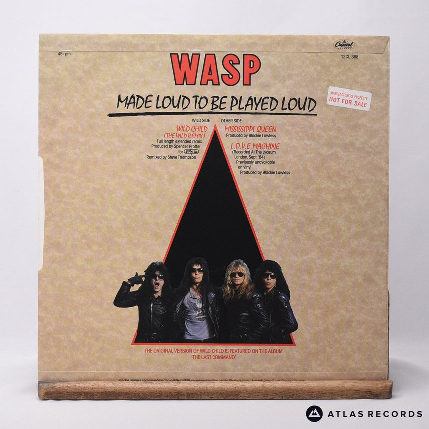 W.A.S.P. - Wild Child (The Wild Remix) - 12" Vinyl Record - EX/EX