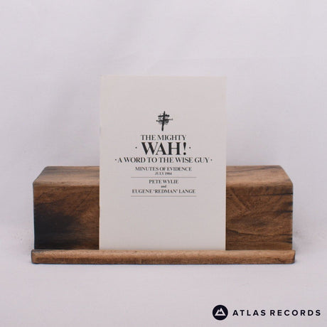 Wah! - A Word To The Wise Guy - LP + 12" Vinyl Record - VG+/EX