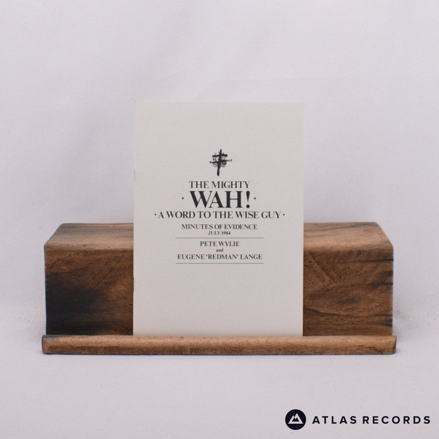 Wah! - A Word To The Wise Guy - LP + 12" Vinyl Record - VG+/EX