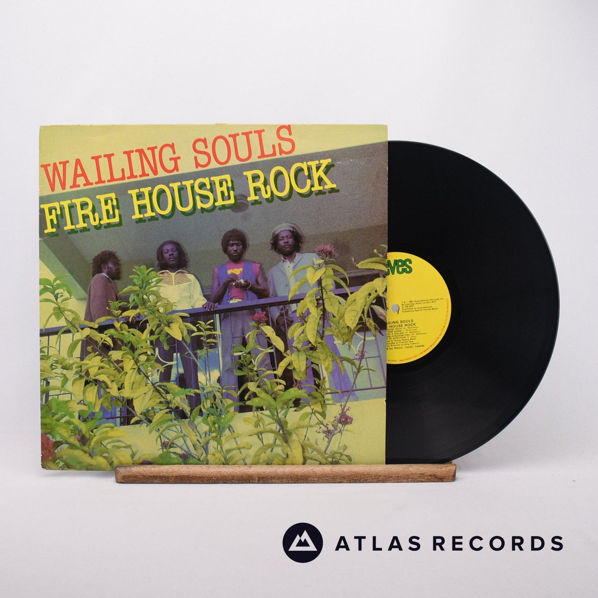 Wailing Souls Fire House Rock LP Vinyl Record - Front Cover & Record