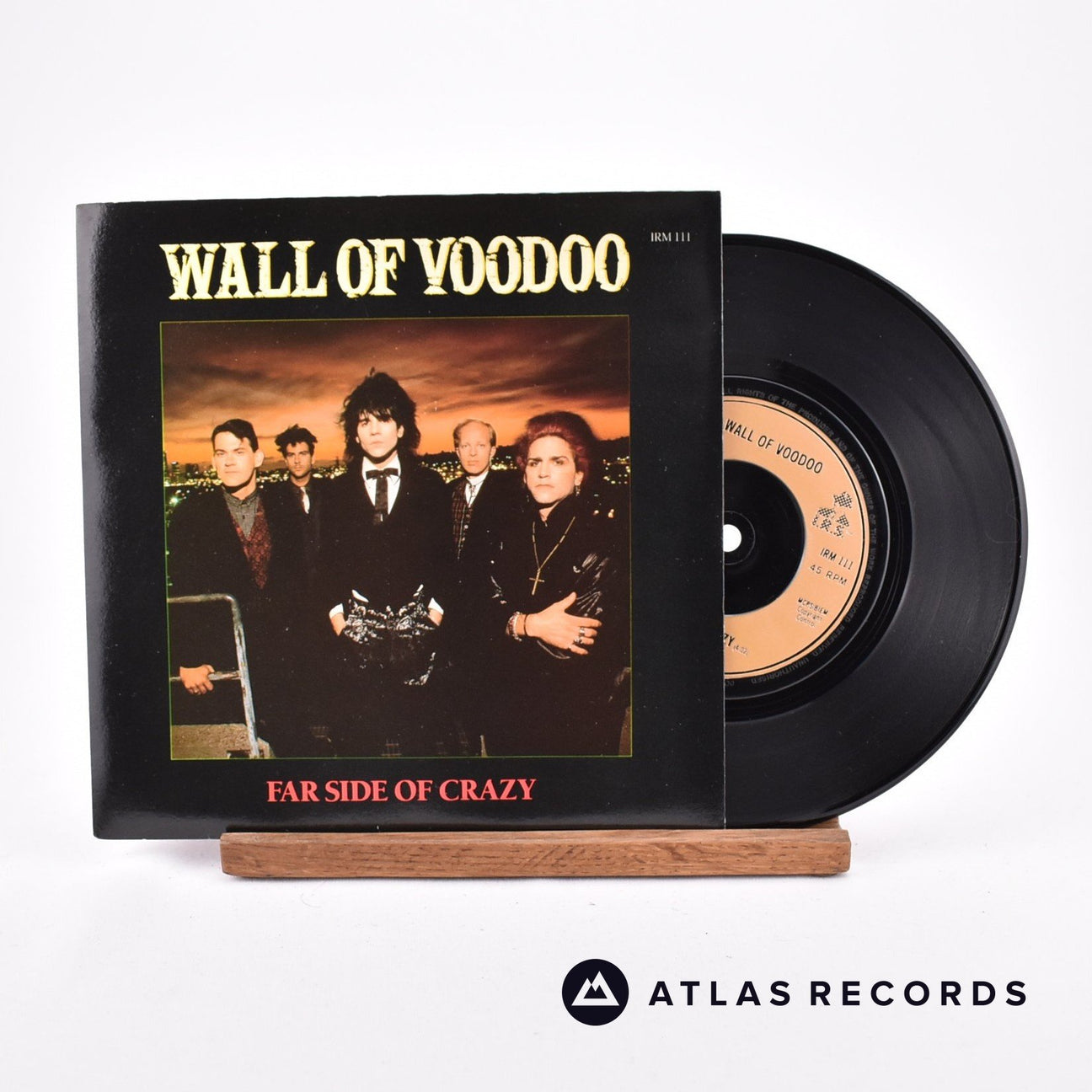 Wall Of Voodoo Far Side Of Crazy 7" Vinyl Record - Front Cover & Record