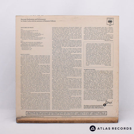 Walter Carlos - Switched-On Bach - First Uk Press LP Vinyl Record - VG+/VG+