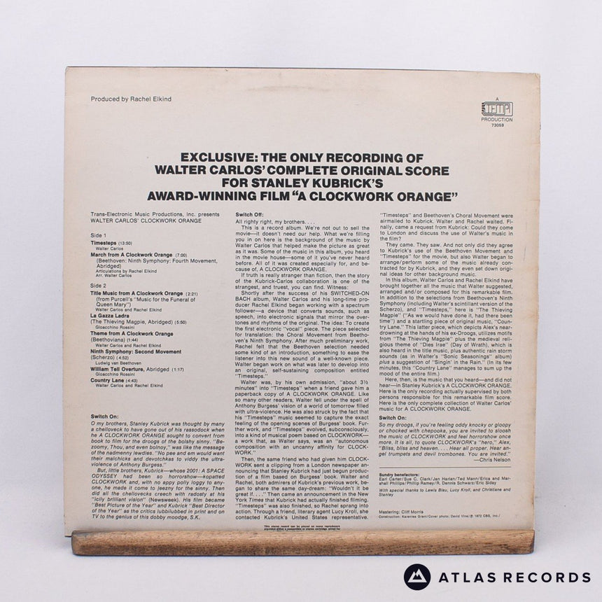 Walter Carlos - Walter Carlos' Clockwork Orange - LP Vinyl Record - VG+/VG+