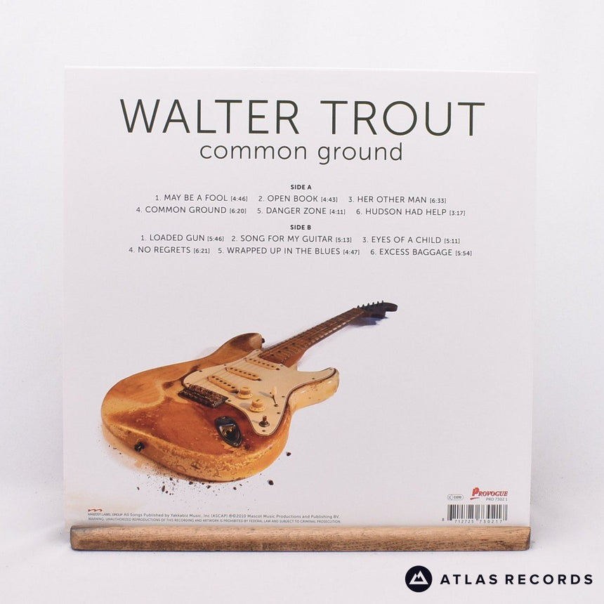 Walter Trout - Common Ground - White LP Vinyl Record - VG+/NM