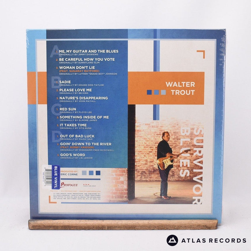 Walter Trout - Survivor Blues - Blue Limited Edition 2 x LP Vinyl Record - NEW