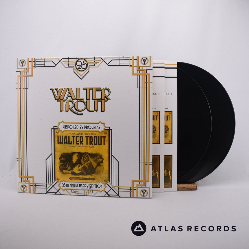 Walter Trout Unspoiled By Progress 2 x LP Vinyl Record - Front Cover & Record
