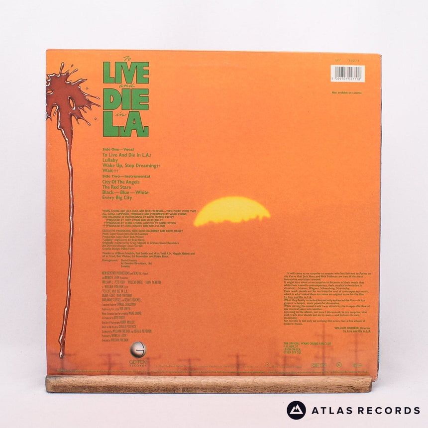 Wang Chung - To Live And Die In L.A. - LP Vinyl Record - EX/EX