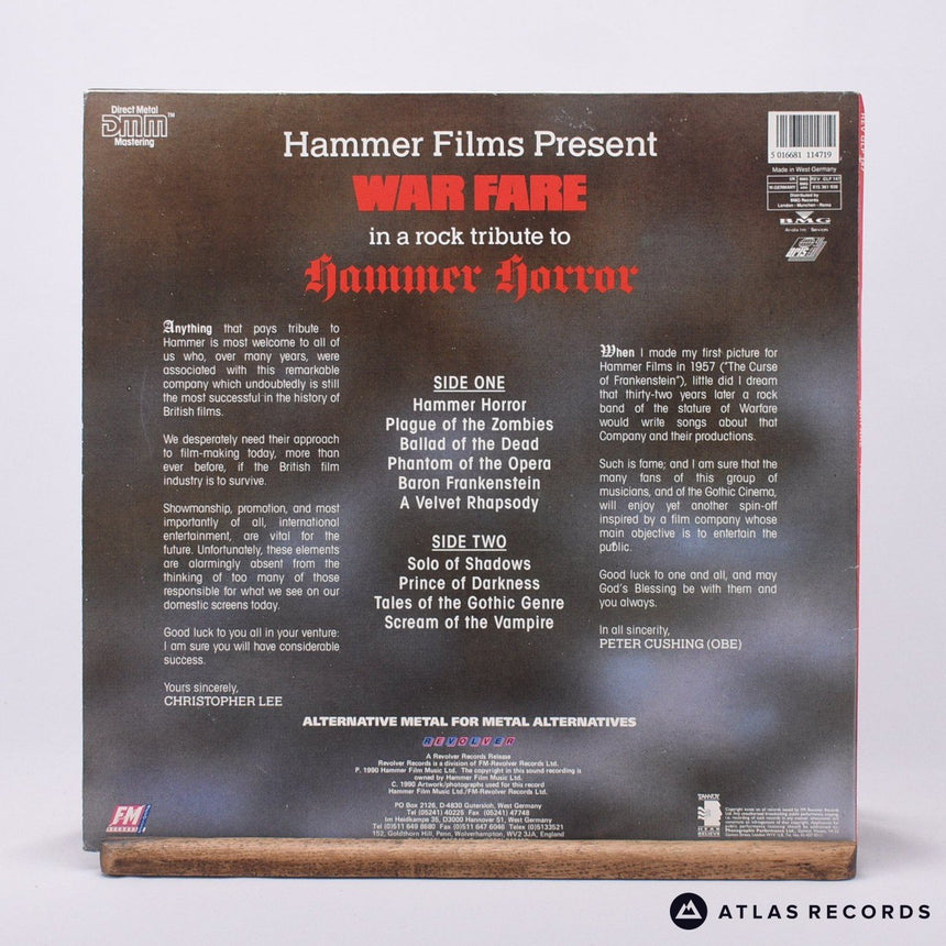 Warfare - Hammer Horror - Gatefold A1 B1 LP Vinyl Record - VG+/VG+