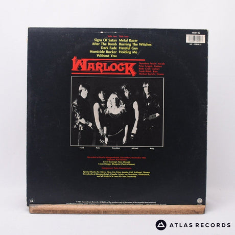 Warlock - Burning The Witches - Reissue A1 B1 LP Vinyl Record - VG+/EX