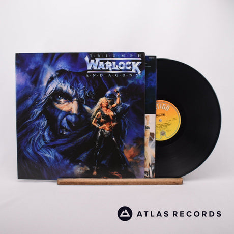 Warlock Triumph And Agony LP Vinyl Record - Front Cover & Record