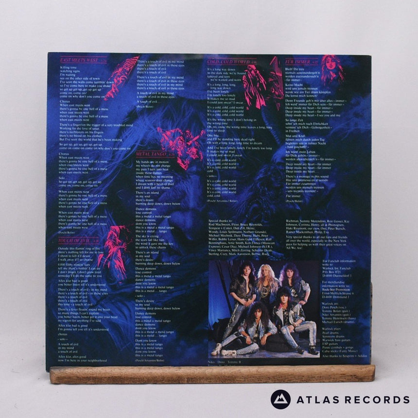 Warlock - Triumph And Agony - LP Vinyl Record - VG+/EX