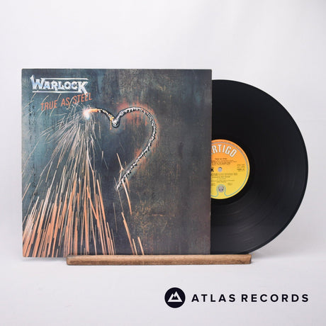 Warlock True As Steel LP Vinyl Record - Front Cover & Record