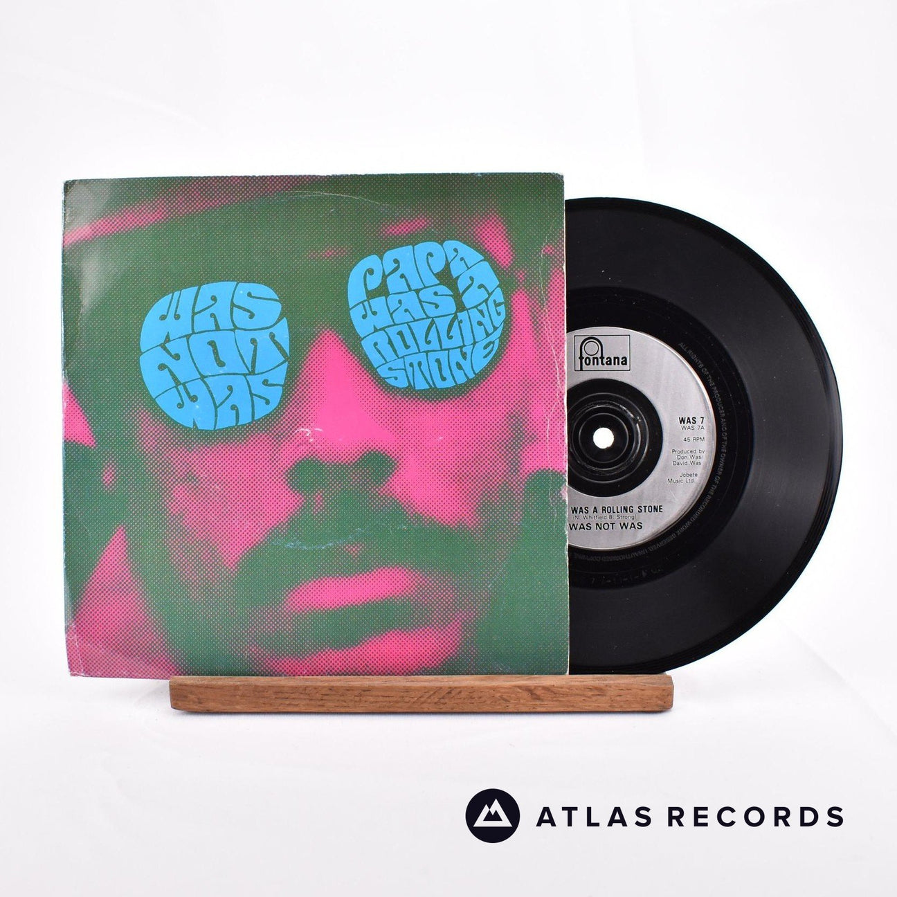 Was Papa Was A Rolling Stone 7" Vinyl Record - Front Cover & Record