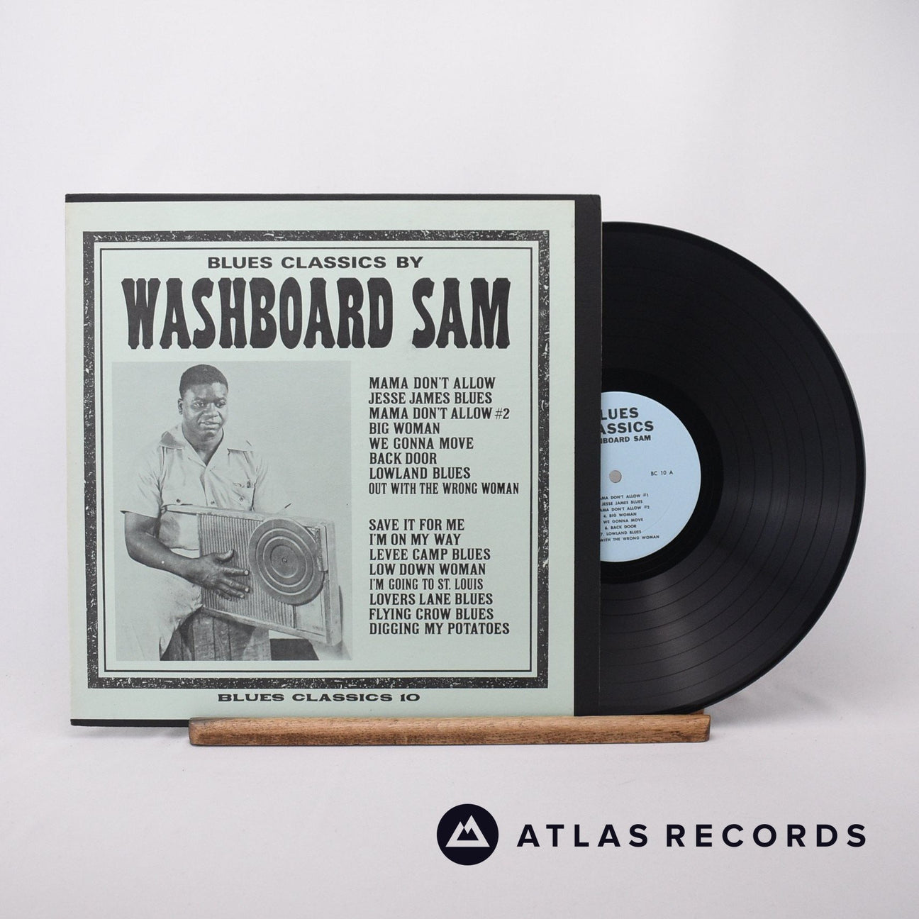 Washboard Sam Blues Classics By Washboard Sam LP Vinyl Record - Front Cover & Record