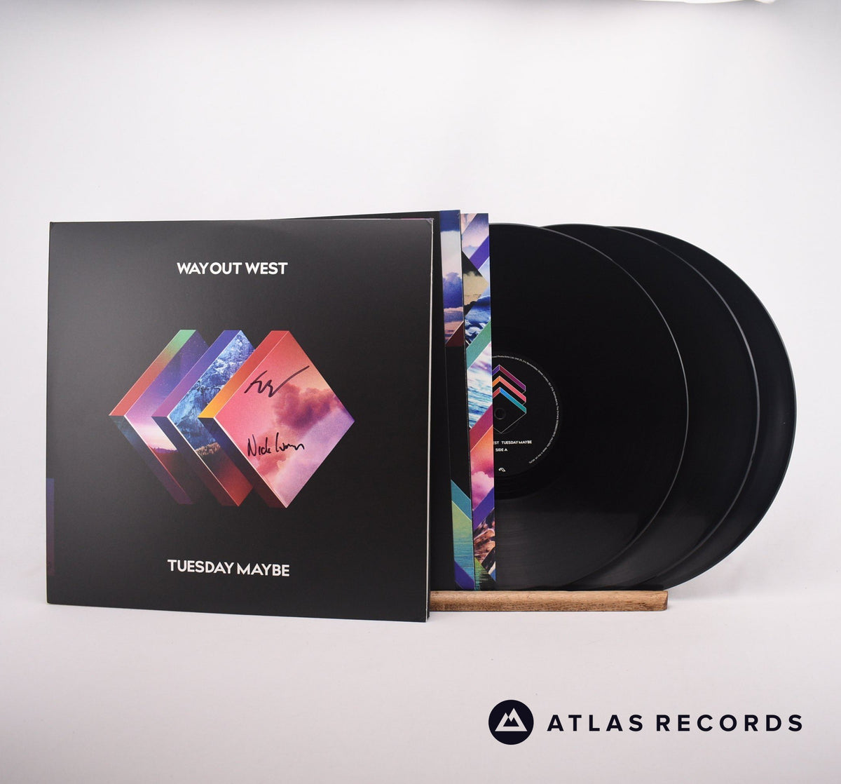 Way Out West Tuesday Maybe 3 x LP Vinyl Record - Front Cover & Record