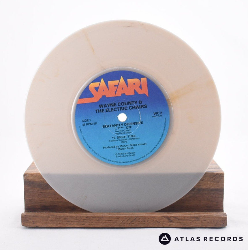 Wayne County - Blatantly Offenzive E.P. - Grey 7" EP Vinyl Record - EX/VG+