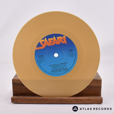 Wayne County - Blatantly Offenzive E.P. - Gold 7" EP Vinyl Record - VG+/EX