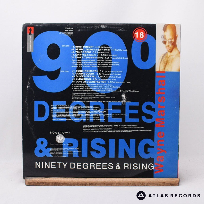 Wayne Marshall - Ninety Degrees & Rising - LP Vinyl Record - VG+/EX