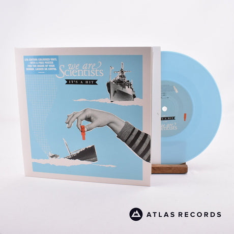 We Are Scientists It's A Hit 7" Vinyl Record - Front Cover & Record