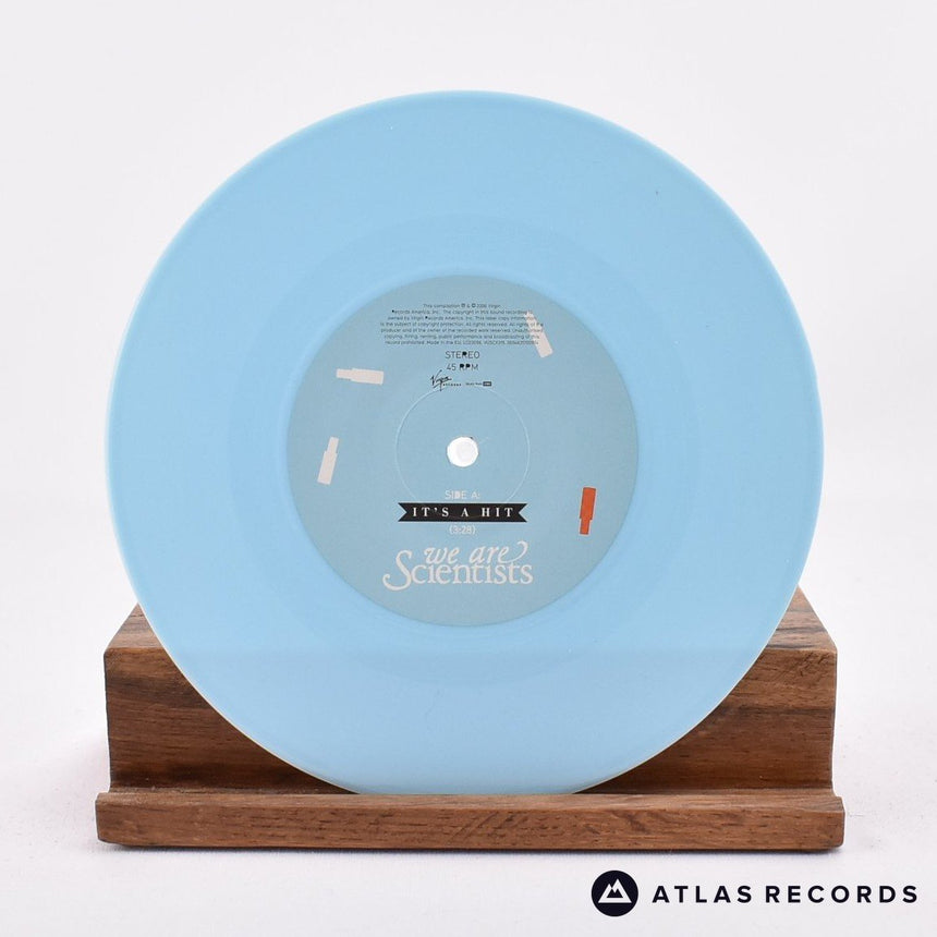 We Are Scientists - It's A Hit - Blue Limited Edition 7" Vinyl Record - NM/NM