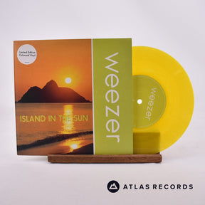 Weezer Island In The Sun 7" Vinyl Record - Front Cover & Record