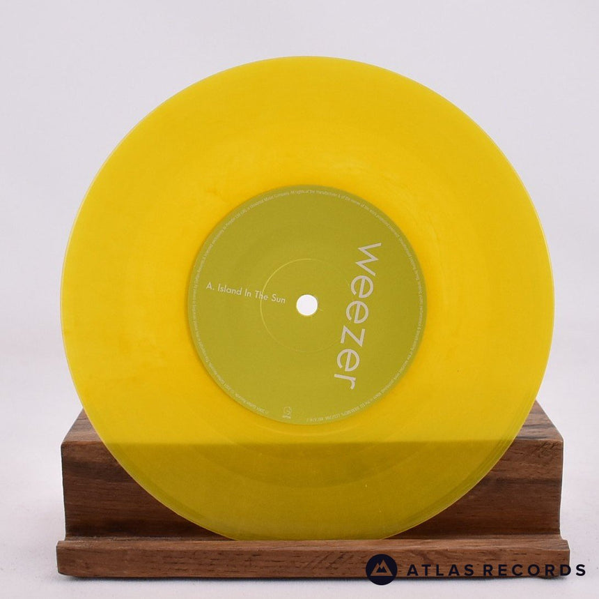 Weezer - Island In The Sun - Yellow 7" Vinyl Record - NM/NM