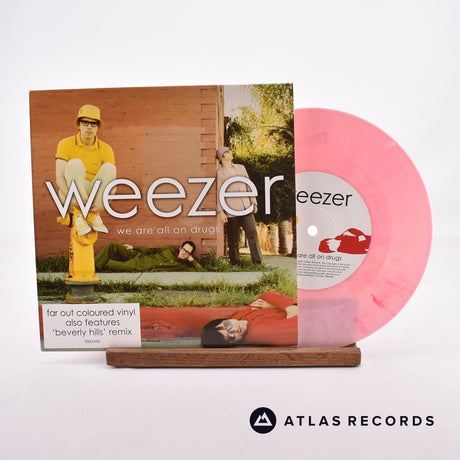 Weezer We Are All On Drugs 7" Vinyl Record - Front Cover & Record