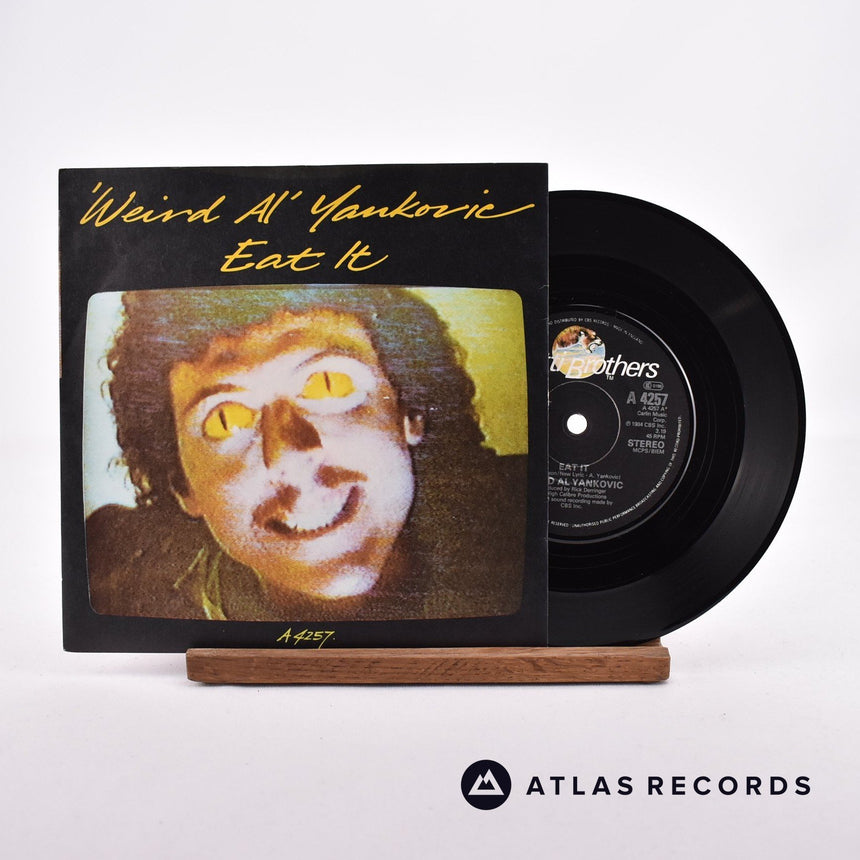 "Weird Al" Yankovic Eat It 7" Vinyl Record - Front Cover & Record