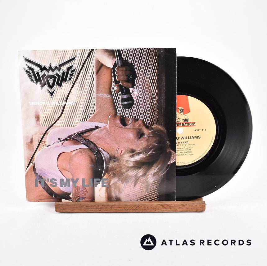 Wendy O. Williams It's My Life 7" Vinyl Record - Front Cover & Record