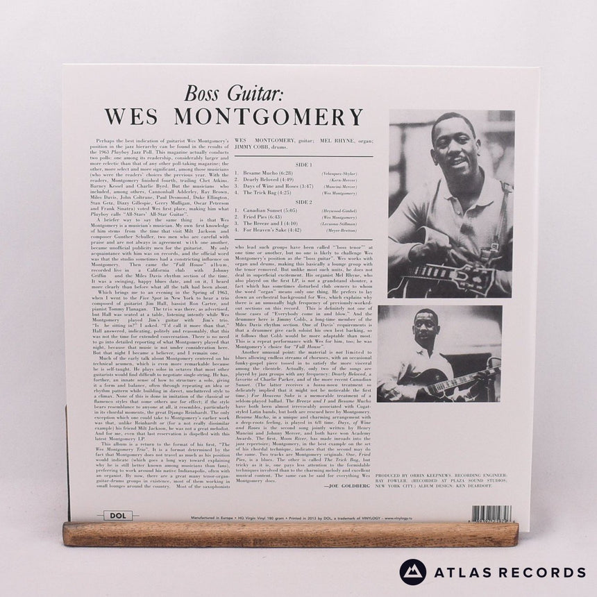 Wes Montgomery - Boss Guitar - 180G Reissue Gatefold LP Vinyl Record - NM/NM