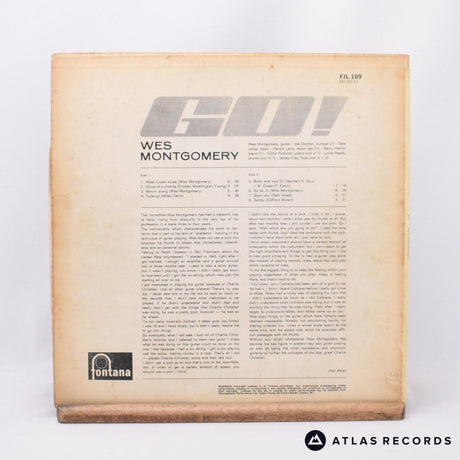 Wes Montgomery - Go! - LP Vinyl Record - VG+/VG+