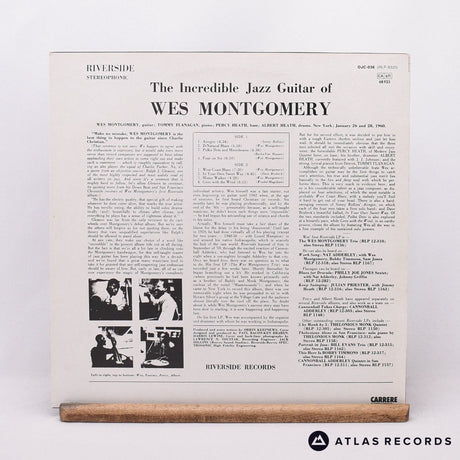 Wes Montgomery - The Incredible Jazz Guitar Of Wes Montgomery - LP Vinyl Record