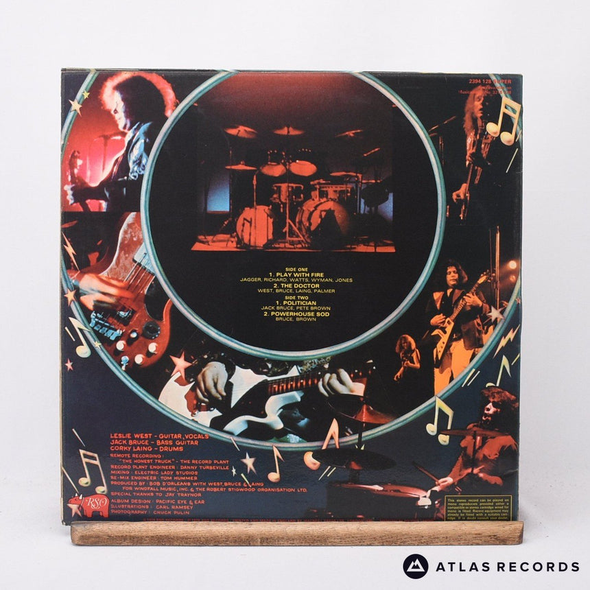 West, Bruce & Laing - Live 'N' Kickin' - LP Vinyl Record - VG+/EX