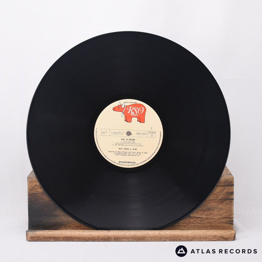 West, Bruce & Laing - Live 'N' Kickin' - LP Vinyl Record - VG+/EX