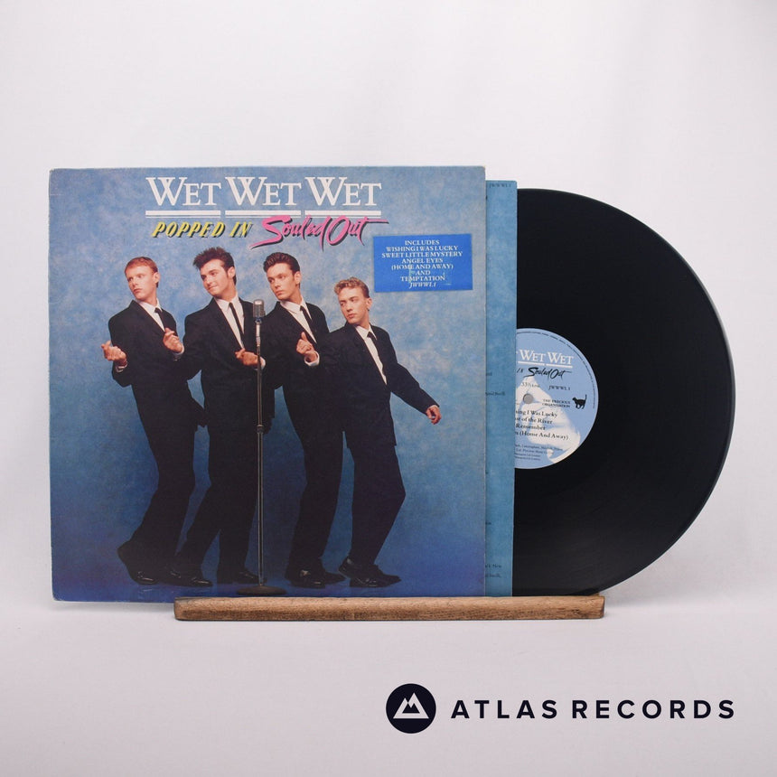 Wet Wet Wet Popped In Souled Out LP Vinyl Record - Front Cover & Record