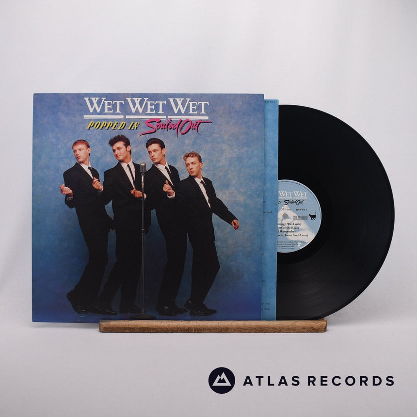 Wet Wet Wet Popped In Souled Out LP Vinyl Record - Front Cover & Record