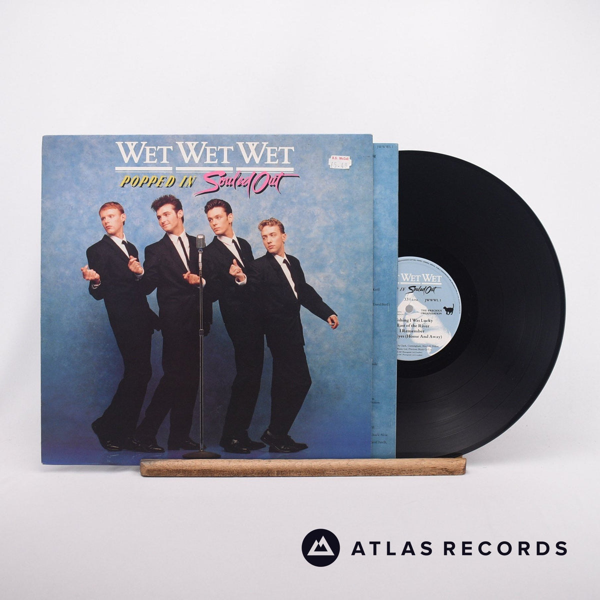 Wet Wet Wet Popped In Souled Out LP Vinyl Record - Front Cover & Record