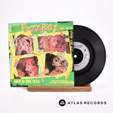 We've Got A Fuzzbox And We're Gonna Use It Love Is The Slug 7" Vinyl Record - Front Cover & Record