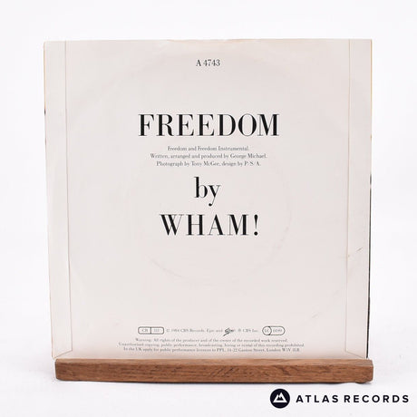 Wham! - Freedom - 7" Vinyl Record - EX/VG+