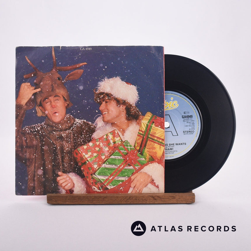 Wham! Last Christmas 7" Vinyl Record - Front Cover & Record